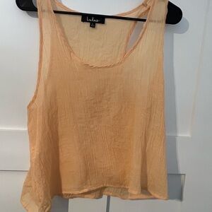 Lulu's Women's Peach Tank Top